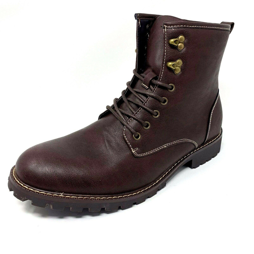 NEW Bruno Marc Dress Motorcycle Combat Boots Men's